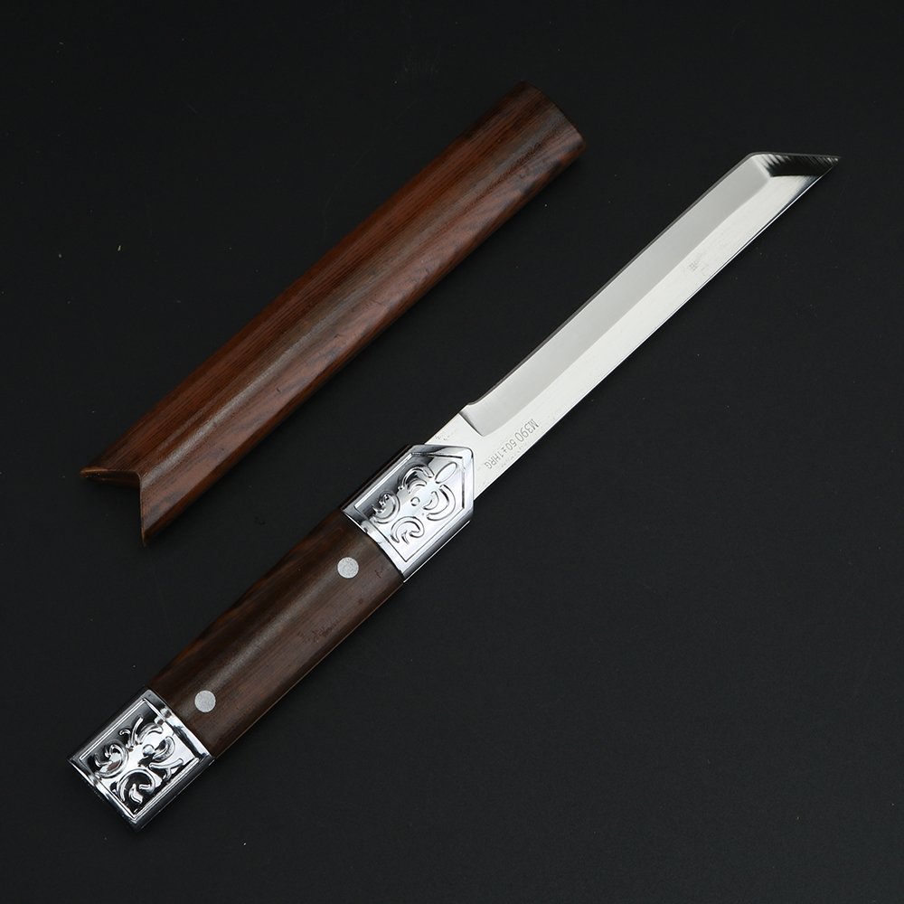 ABS'S HIGH-HEAVY FRUIT KNIFE GOES WITH HIS HAND AND HIS MEAT KNIFE GOES WITH A ONE-TIP KNIFE