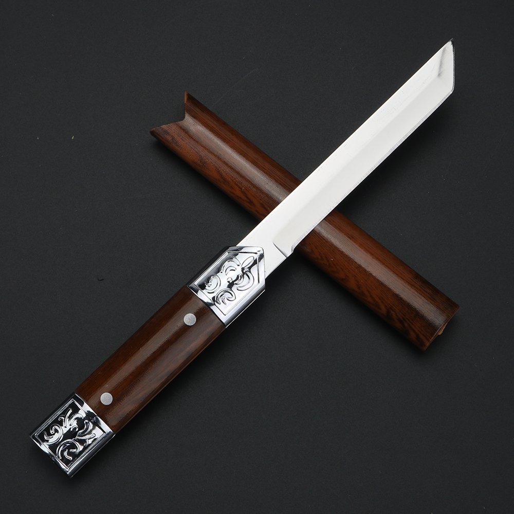 ABS'S HIGH-HEAVY FRUIT KNIFE GOES WITH HIS HAND AND HIS MEAT KNIFE GOES WITH A ONE-TIP KNIFE