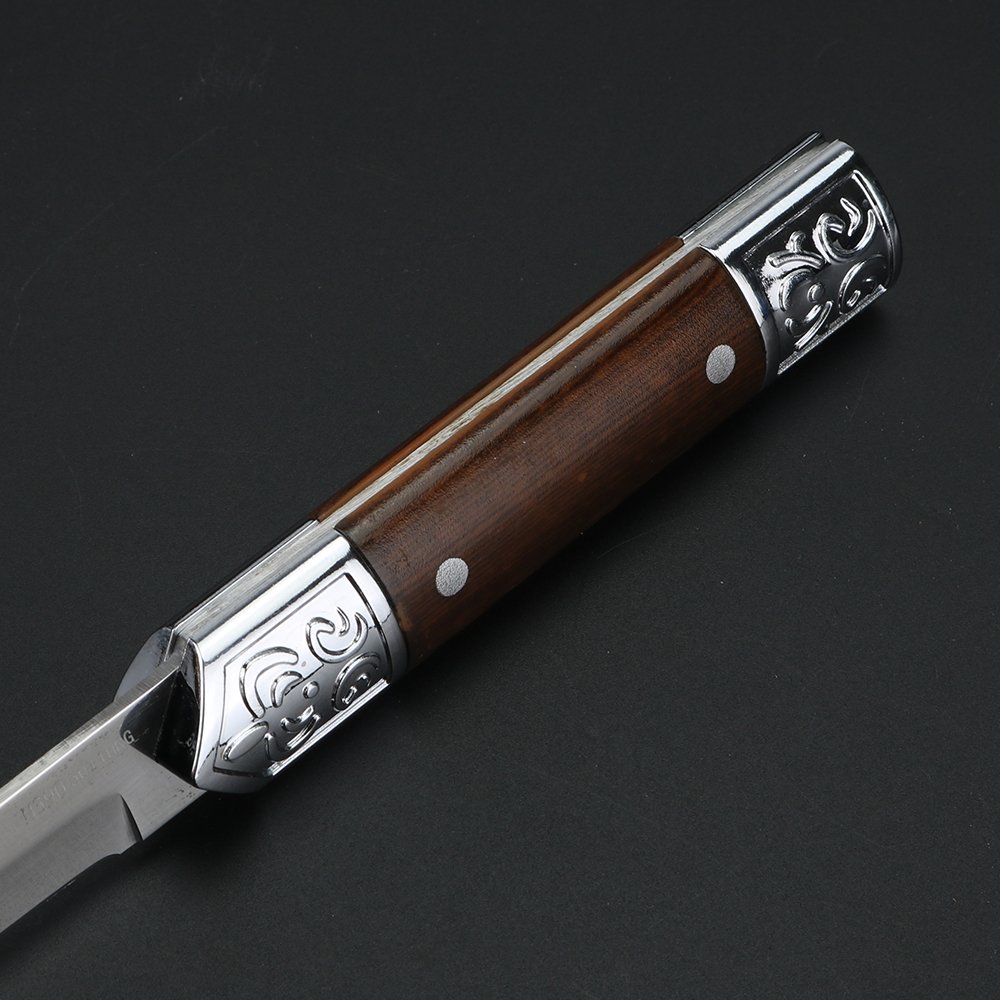 ABS'S HIGH-HEAVY FRUIT KNIFE GOES WITH HIS HAND AND HIS MEAT KNIFE GOES WITH A ONE-TIP KNIFE