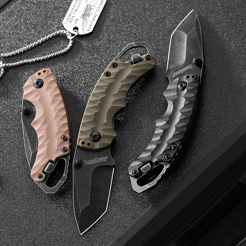 Hunting outdoor folding knife, mini-fruit knife, high-string, sharp field camping