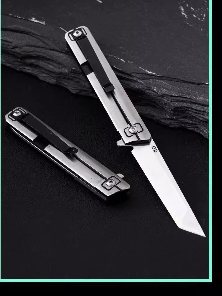 D2 HIGH-HARD BUTTERFLIES STEEL KNIFE, FRUIT KNIFE, AND FISH KNIFE