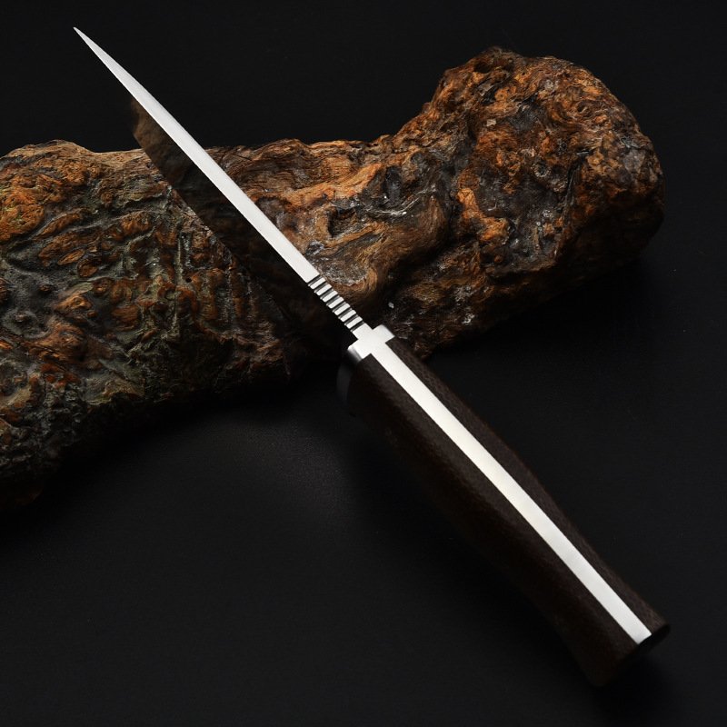 390 powder steel high-hard field hunting knife and a fielding fruit knife