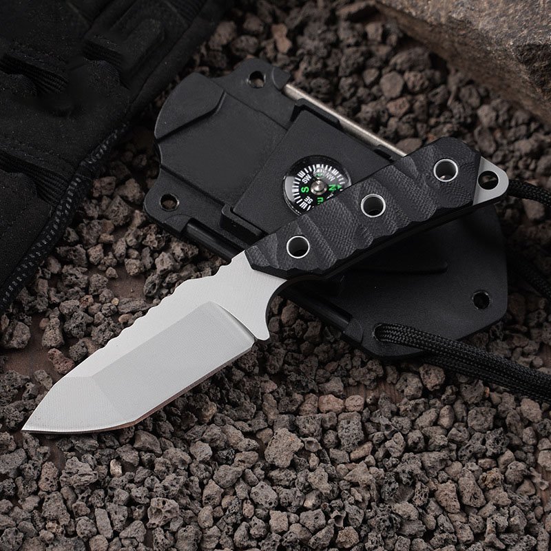 Russian high-strength fruit knife specialty with multi-purpose outdoor knife camping and flint