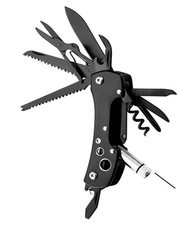 The Swiss Army's multifunctional folding of the small knife to survive in the field with the mini camp knife