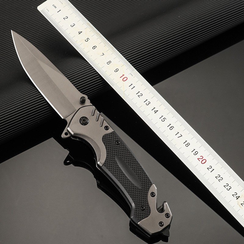 An outdoor knife with a folding knife, a sharp, high-strength cold weapon knife, and a fielding fruit knife