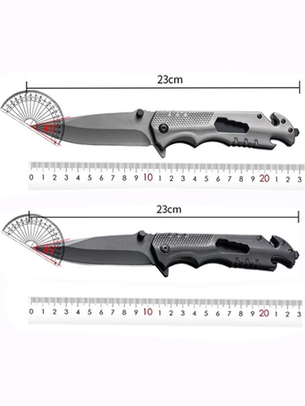 An open-air, steel-protected, small knife and a fruit knife to survive Browning camping with