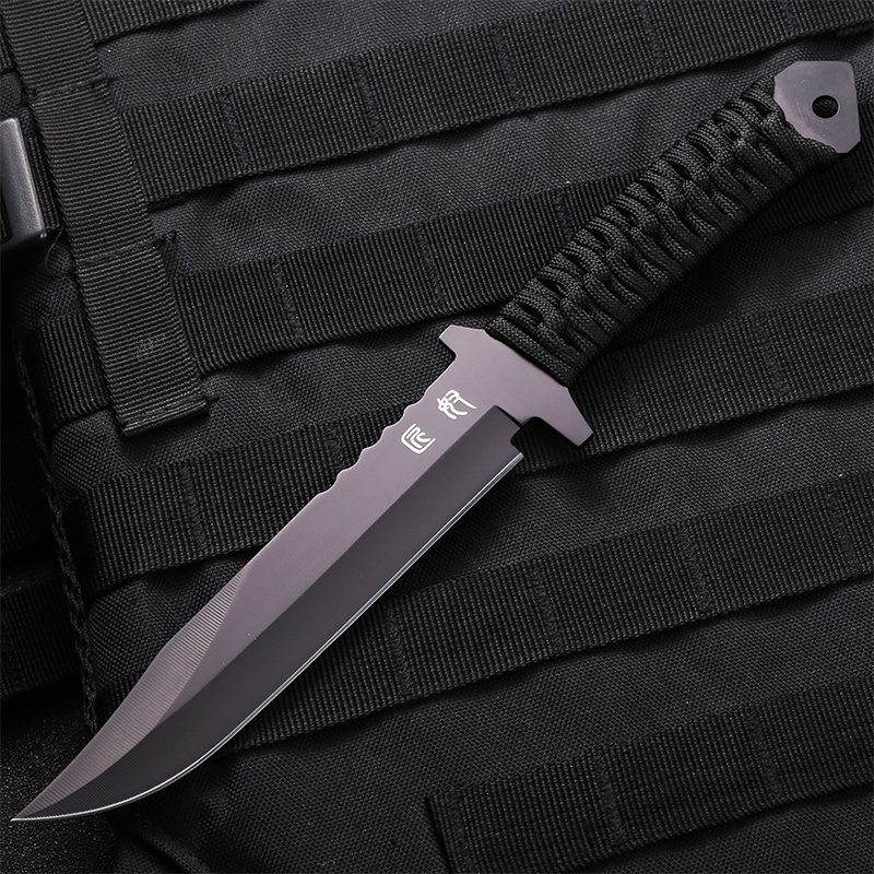 An outdoor knife with a cold weapon to survive in the field