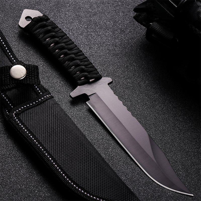 An outdoor knife with a cold weapon to survive in the field