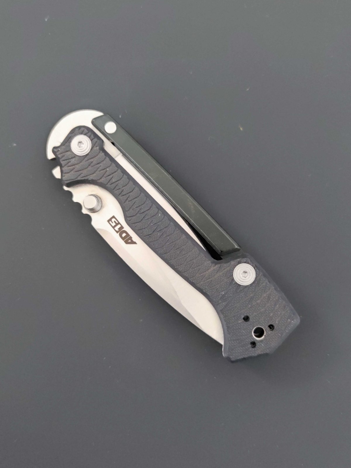FOR EXPORT TO THE U.S. COLD STEEL, AD15 STOCK, OLD POCKET KNIFE FOLDING, OUT-OF-DOOR DELIVERY, FISHING CAMP