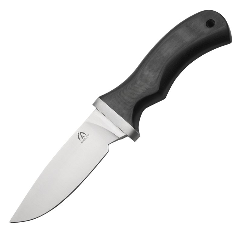 The deserter survives in the wild with a sharp blade to defend himself