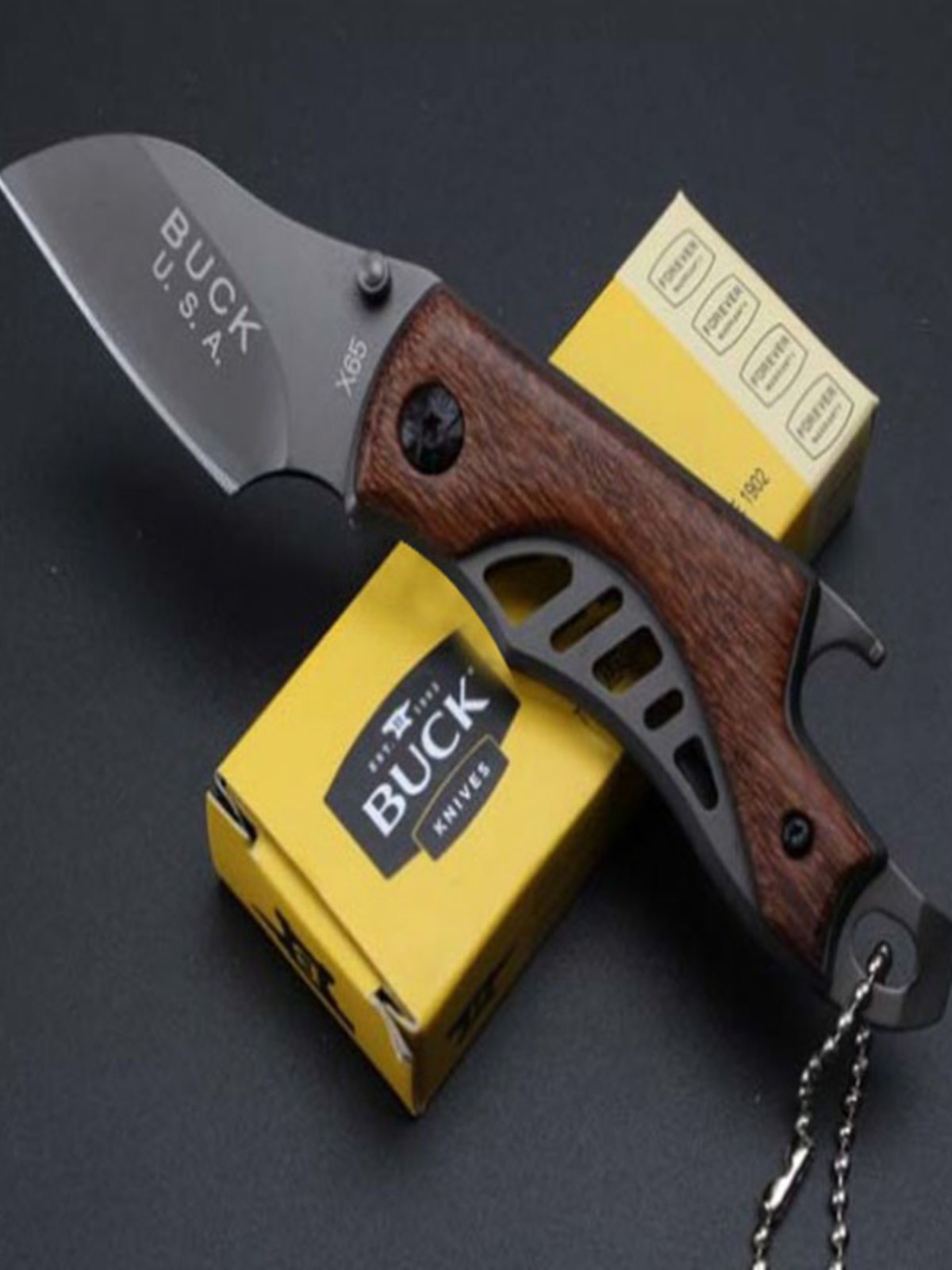 OPEN-AIR STAINLESS STEEL X65, MULTI-PURPOSE, HIGH-STRENGTH MINI-ARMOUR KNIFE, CAMPING AND FOLDING