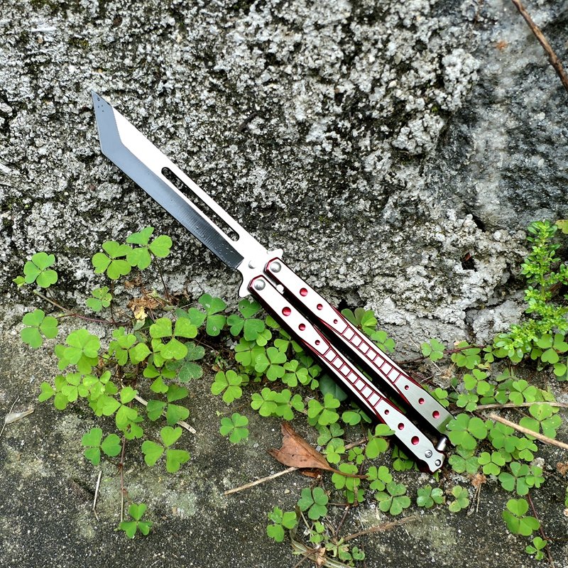 BUTTERFLY'S FIELD TRAINING KNIFE UNBLENDED IN A GAME AROUND THE YANGJIANG CSGO