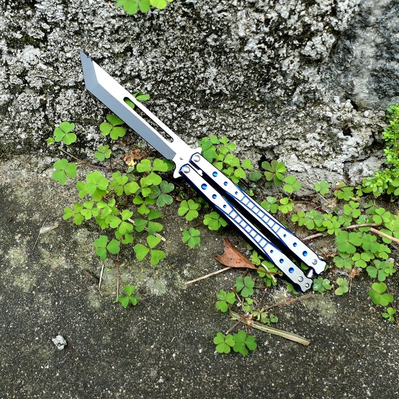 BUTTERFLY'S FIELD TRAINING KNIFE UNBLENDED IN A GAME AROUND THE YANGJIANG CSGO