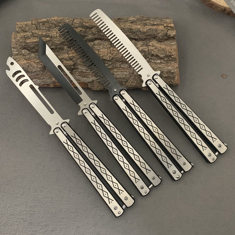 BUTTERFLY'S FIELD TRAINING KNIFE UNBLENDED IN A GAME AROUND THE YANGJIANG CSGO