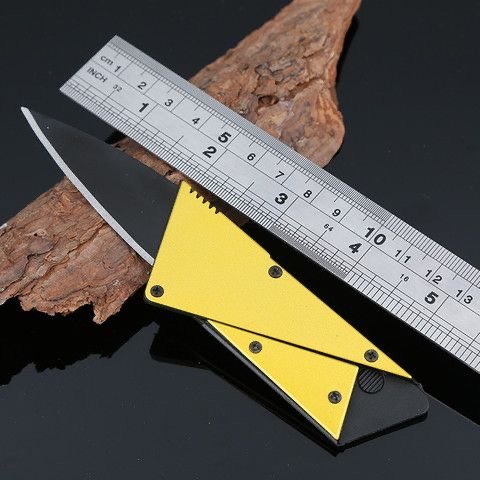 Net-red credit card folder, multi-purpose card knife, folded card knife, tool card, gift card