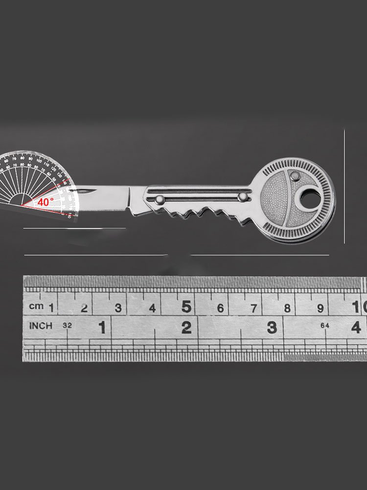 Hand-off key-buttoned hand-held, outdoor hand-held fruit knife-opener, mini-god