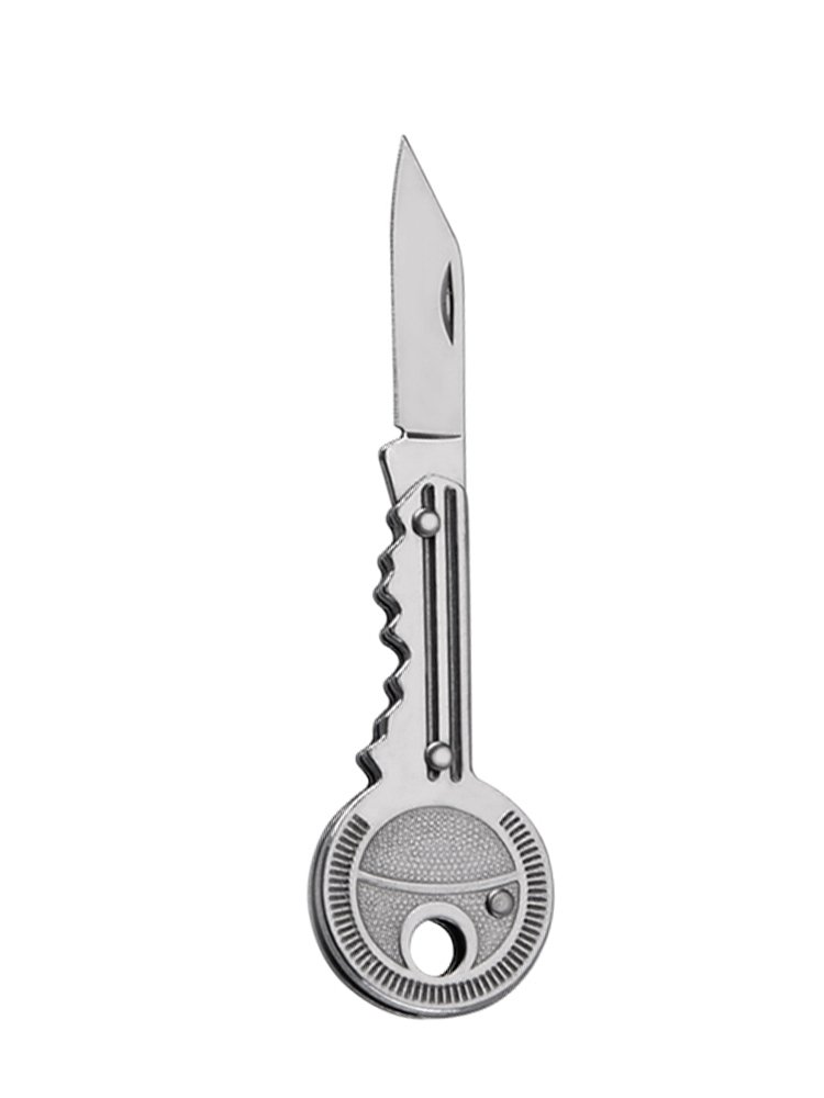 Hand-off key-buttoned hand-held, outdoor hand-held fruit knife-opener, mini-god