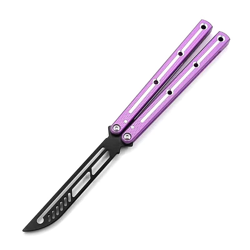 The squid one-handed sea demons trained the butterfly knife to fold it unopened and practiced the handshake knife protection tool