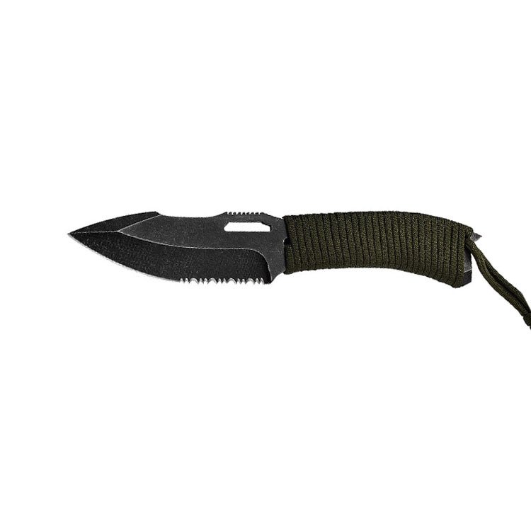 A small straight knife with a field knife with a high-level field survival knife