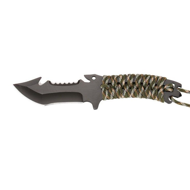 A small straight knife with a field knife with a high-level field survival knife