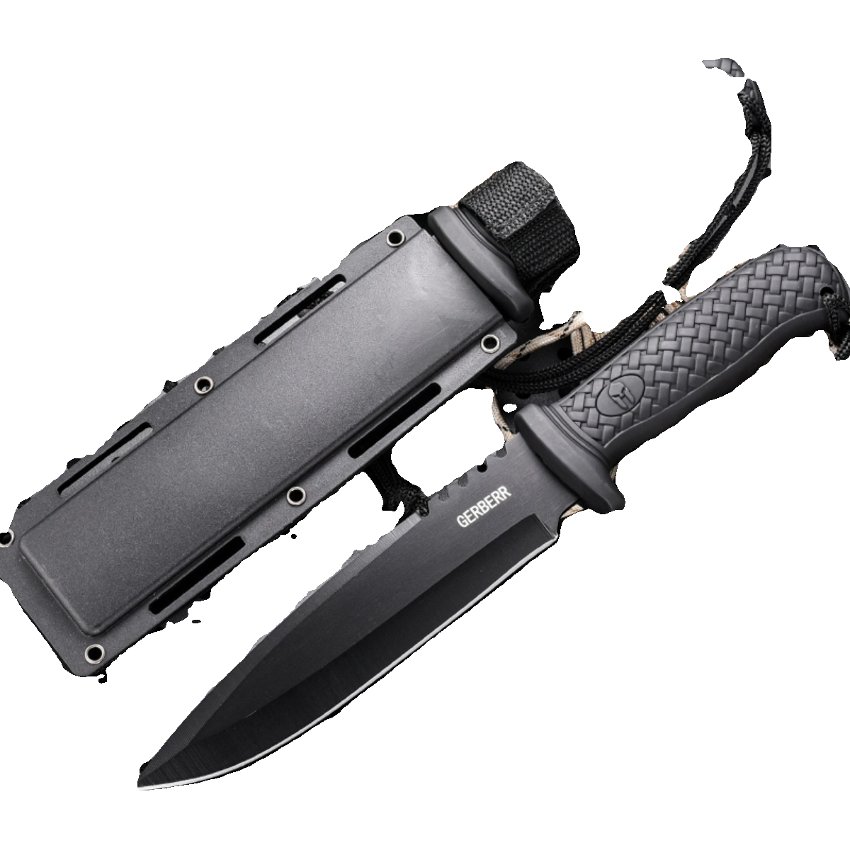 With an outdoor knife, you're going to go camping in the wilderness with a sharp knife