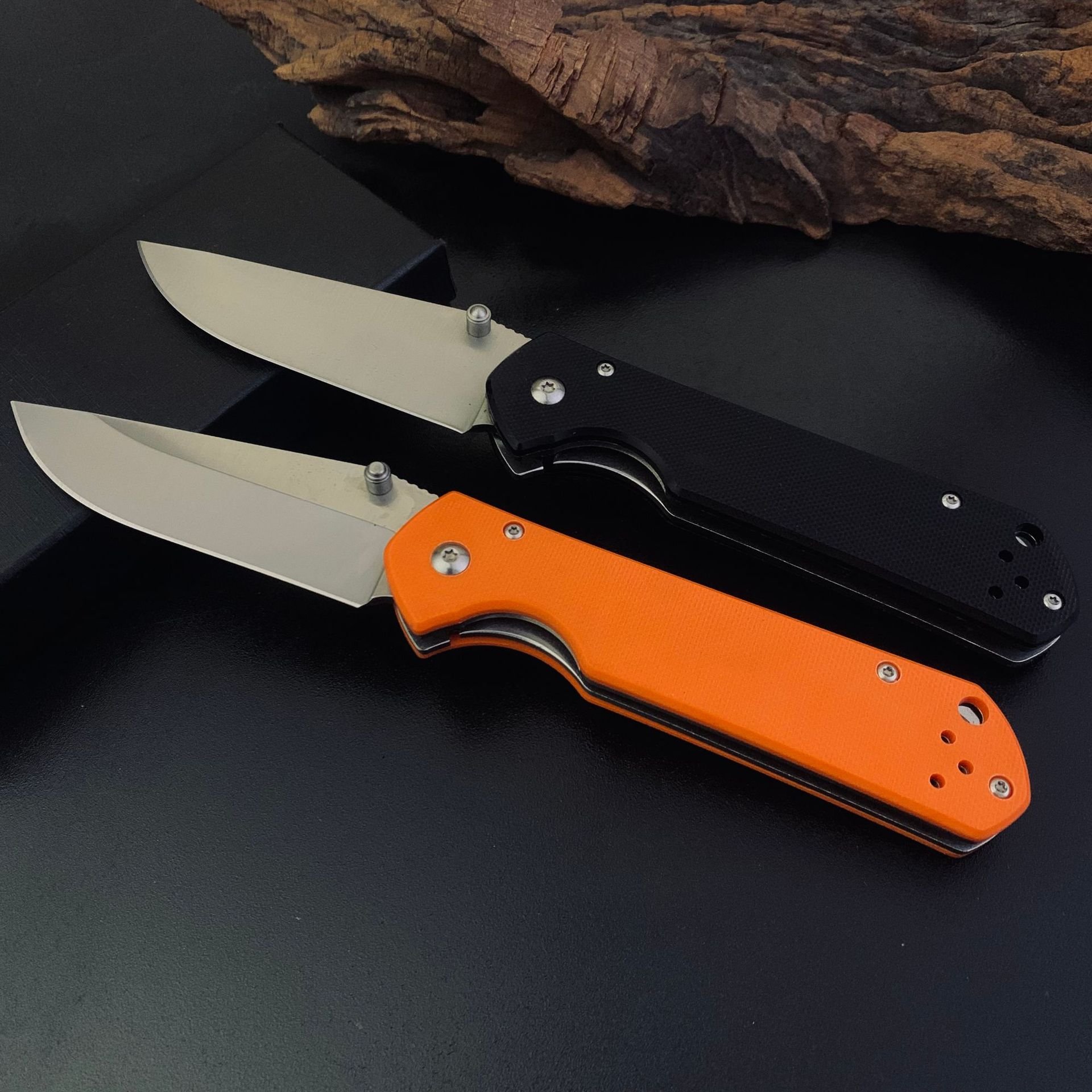 A new, high-hard field knife, a fruit knife, and a bag, a life knife
