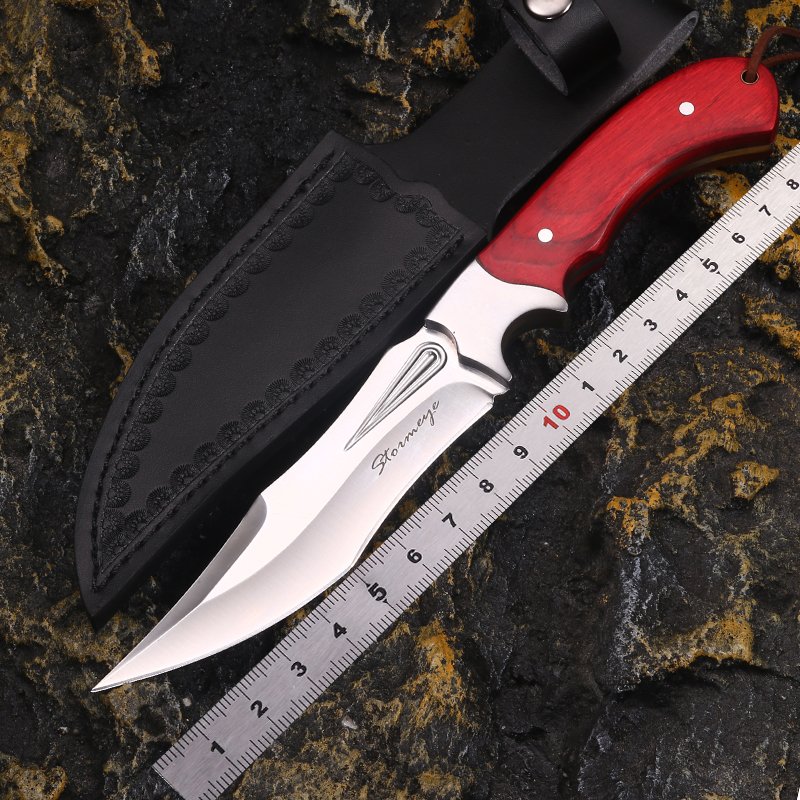 Straight-on-out knife with a high-heavy, sharp-drived, rusty steel knife collector with a fruit knife