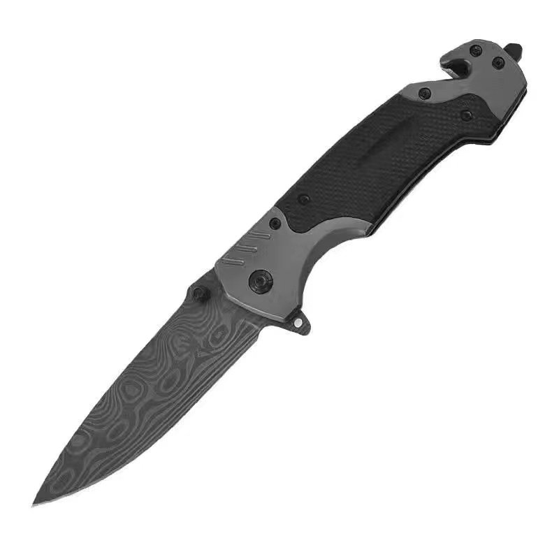 An outdoor folding knife and a sharp-and-scramble-scramble weapon with a fruit knife