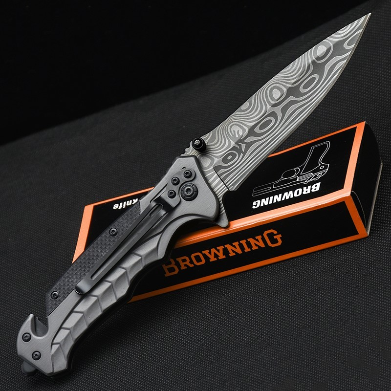 Outside, the Swiss sergeant's knife was armed with a folding-and-cracker knife and a blade with a sharp blade