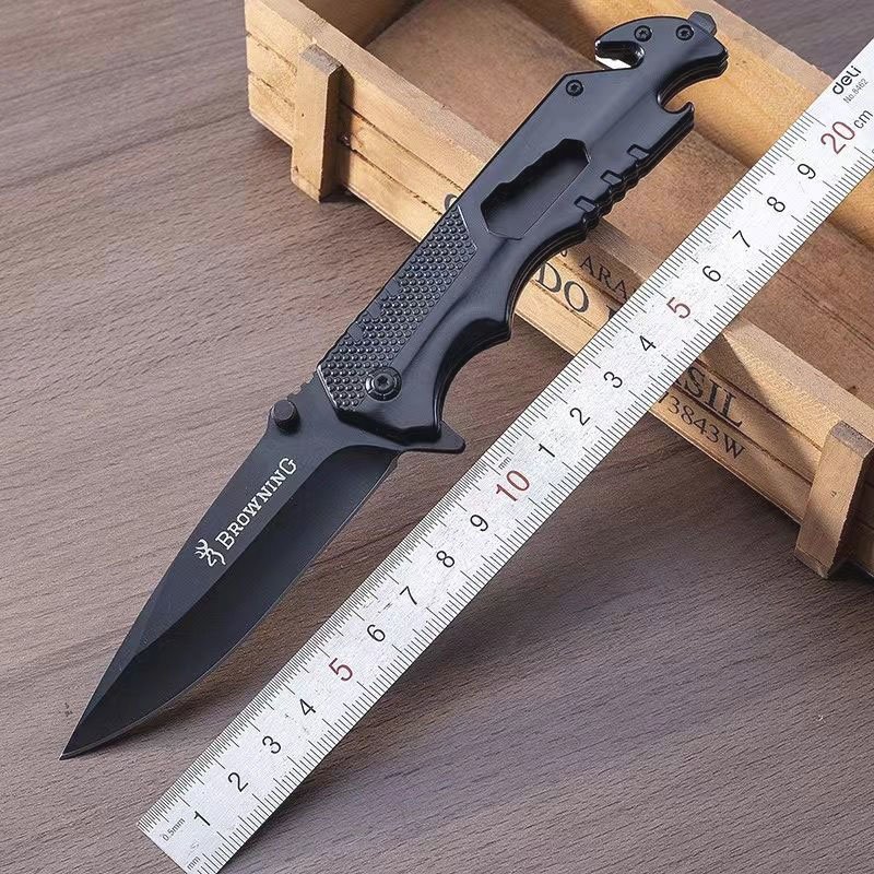 Folding knife, camping for a high-strength military knife, multi-purpose field knife