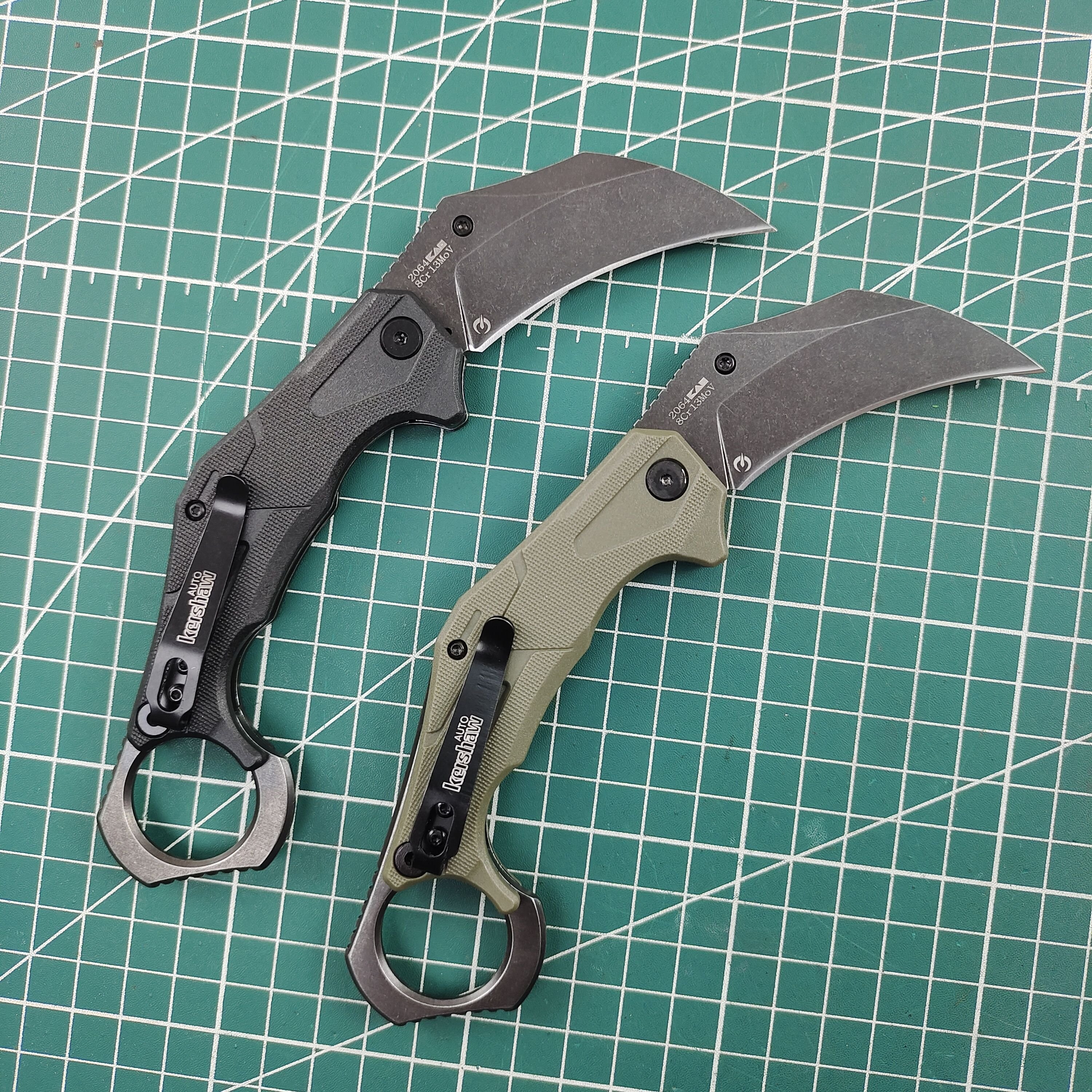 Casoo's 2064 folding claw blades, sharp and sharp, and camping with a small protection knife and a fruit knife