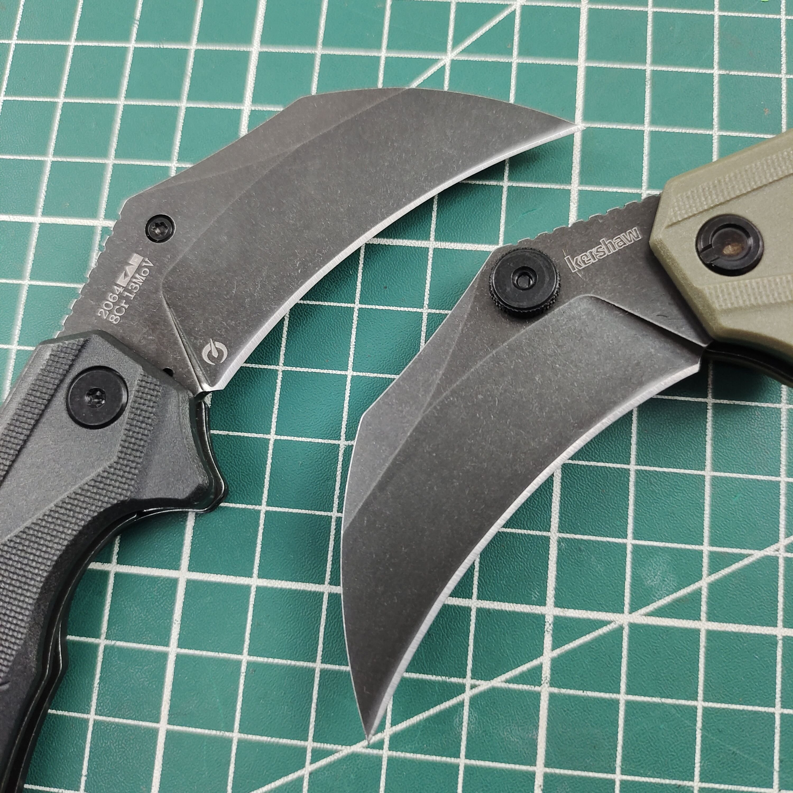 Casoo's 2064 folding claw blades, sharp and sharp, and camping with a small protection knife and a fruit knife