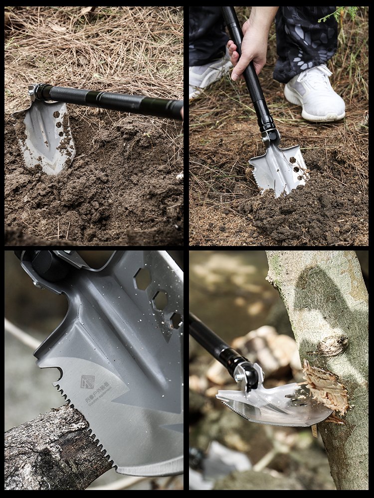 Vehicle-mounted rod-protected exterior knife with field survival equipment multi-purpose tactical camping supplies