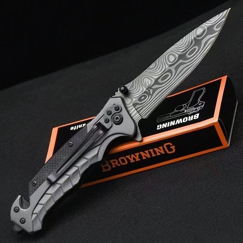 Field multi-purpose survival knife, portable, folded, high-strength imported military engineer than first self-defense knife