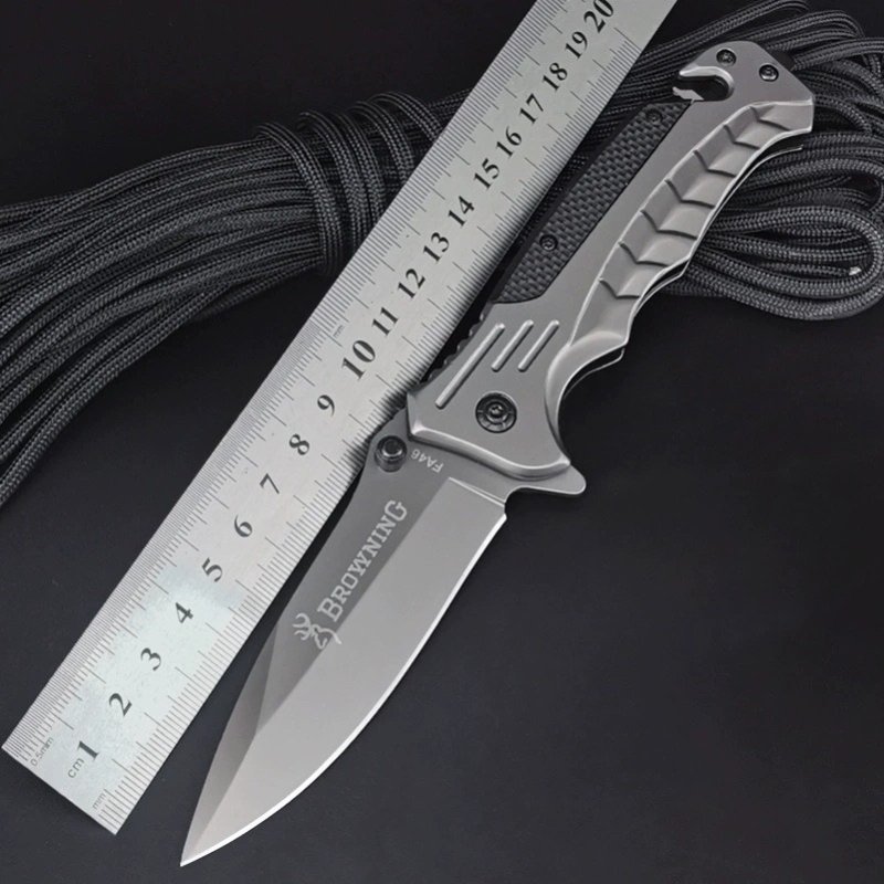 Field multi-purpose survival knife, portable, folded, high-strength imported military engineer than first self-defense knife