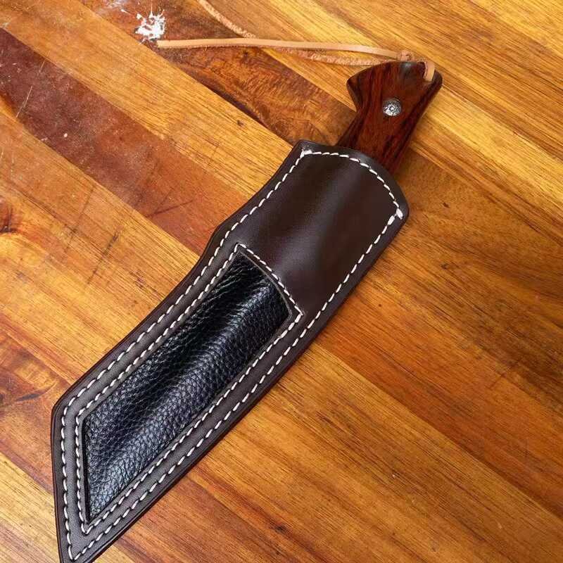 It's a field camp with a straight knife and a hard bone