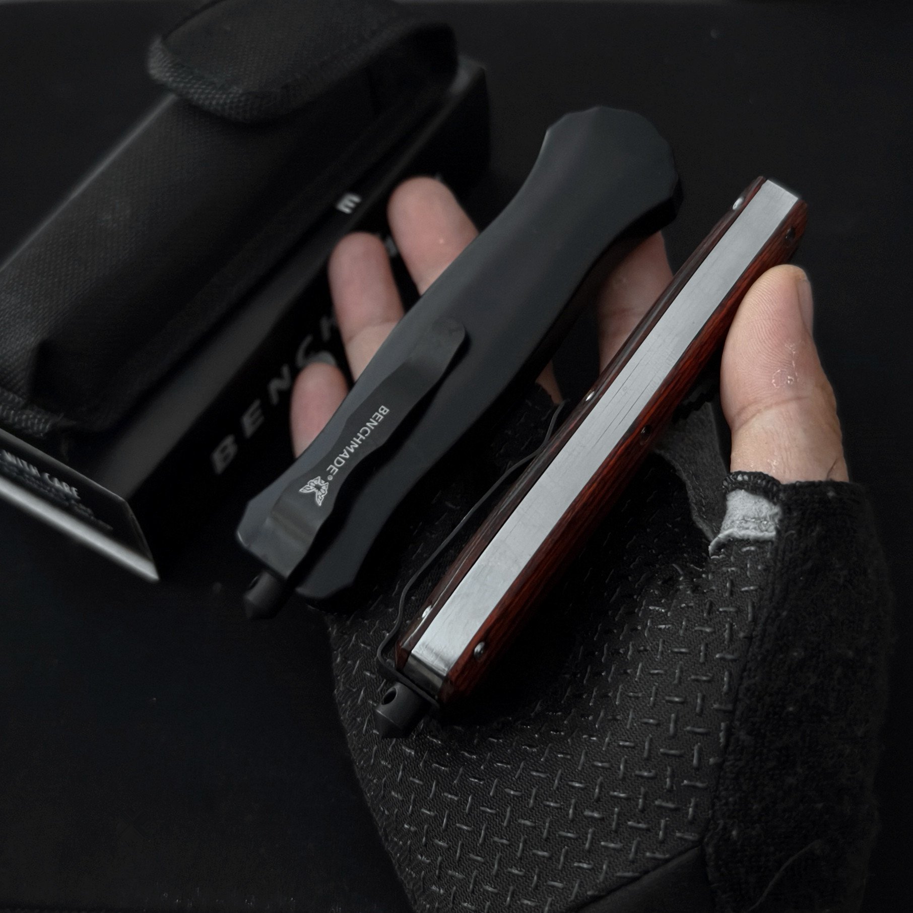Microtech butterflies tactical stainless steel-wood-coated alloy, camping car break windows with multiple tools and outside knives