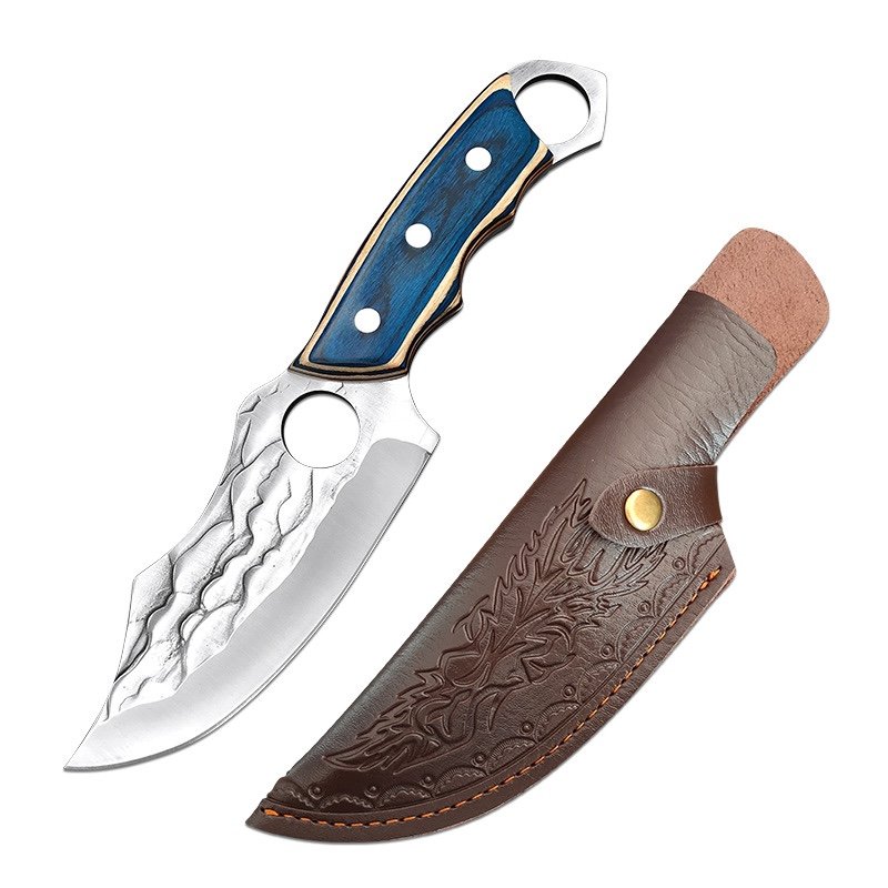 The Dragon Springs Red Scratch Scratch Scratch Scratches opens the meat with a high-scratch blue whale field fruit knife