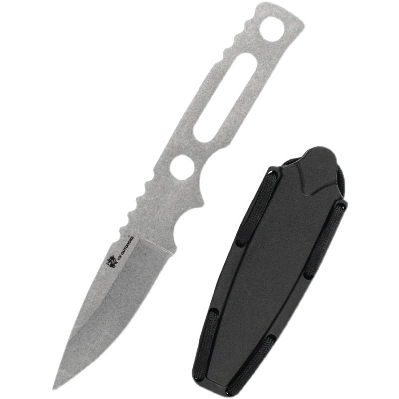 Hando's small, straight-sword, open-door knife-stabbing, multi-purpose survival camping knife