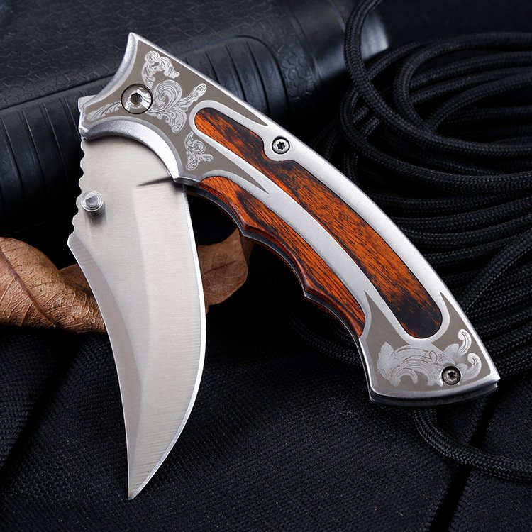 High-quality fruit knife folding knife, camping for a high-hard multi-purpose detached knife