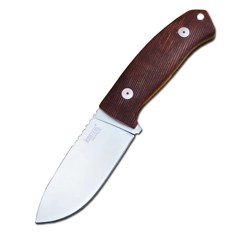 A HIGH-HARD D2-STABBING, STRAIGHT-ON-THE-BONE EXTERIOR SURVIVAL KNIFE WITH A SHARP KNIFE TO CAMP WITH
