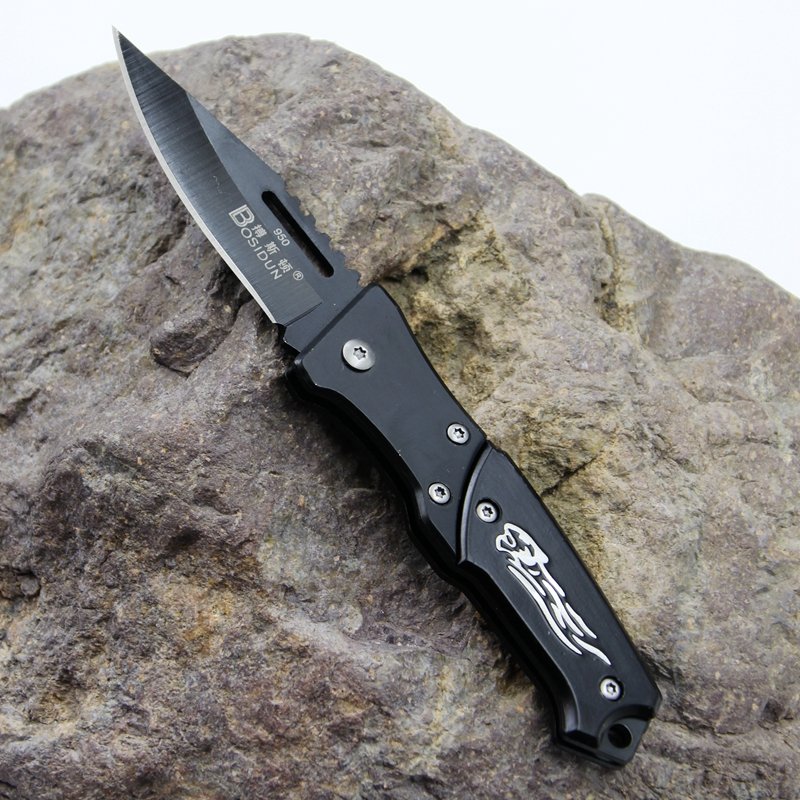 Boston's 950 folded fruit knife, camping with stainless steel knife, lady's self-defense knife, peeling knife