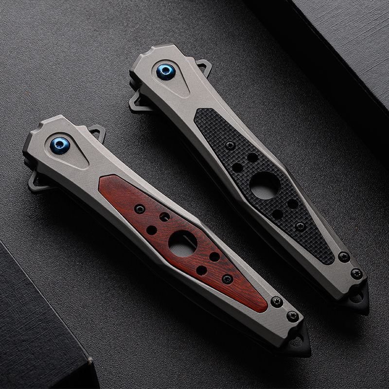 A multi-purpose folding knife with a high-intensity camping knife for a fruit knife