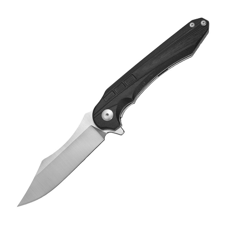 THE NEW EXTERIOR FOLDING KNIFE, THE G10 HANDLE, THE HIGH-HARD FIELD LIFE KNIFE, FOLLOWED BY THE STABBING KNIFE