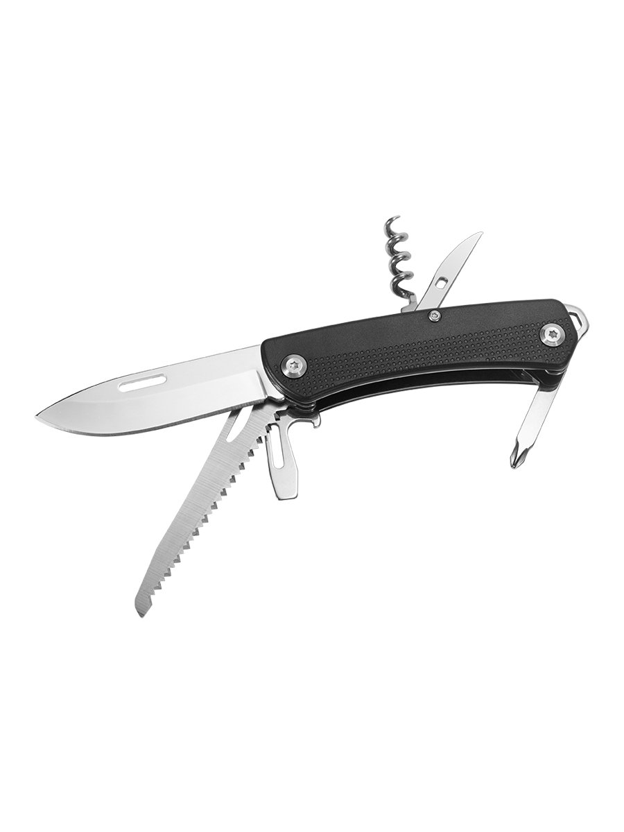 Hung has a multi-purpose field-protective knife, a combination of tools