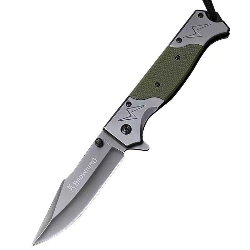 An outdoor knife with a cold-detonated weapon, a knife folded by a knife, a fruit knife, and a small knife for a camping camp