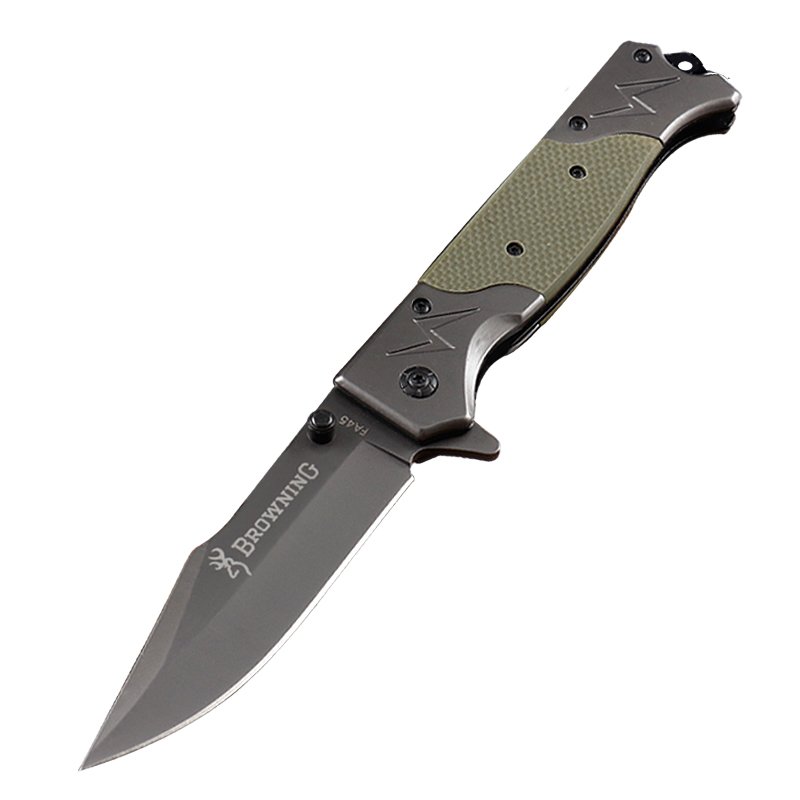 An outdoor knife with a cold-detonated weapon, a knife folded by a knife, a fruit knife, and a small knife for a camping camp