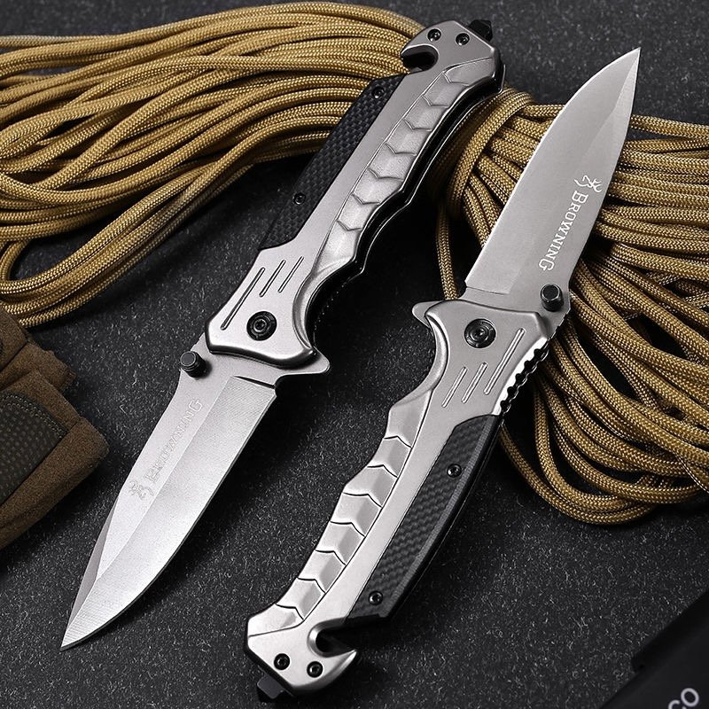A multi-purpose folding knife with a high-intensity camping knife for a fruit knife