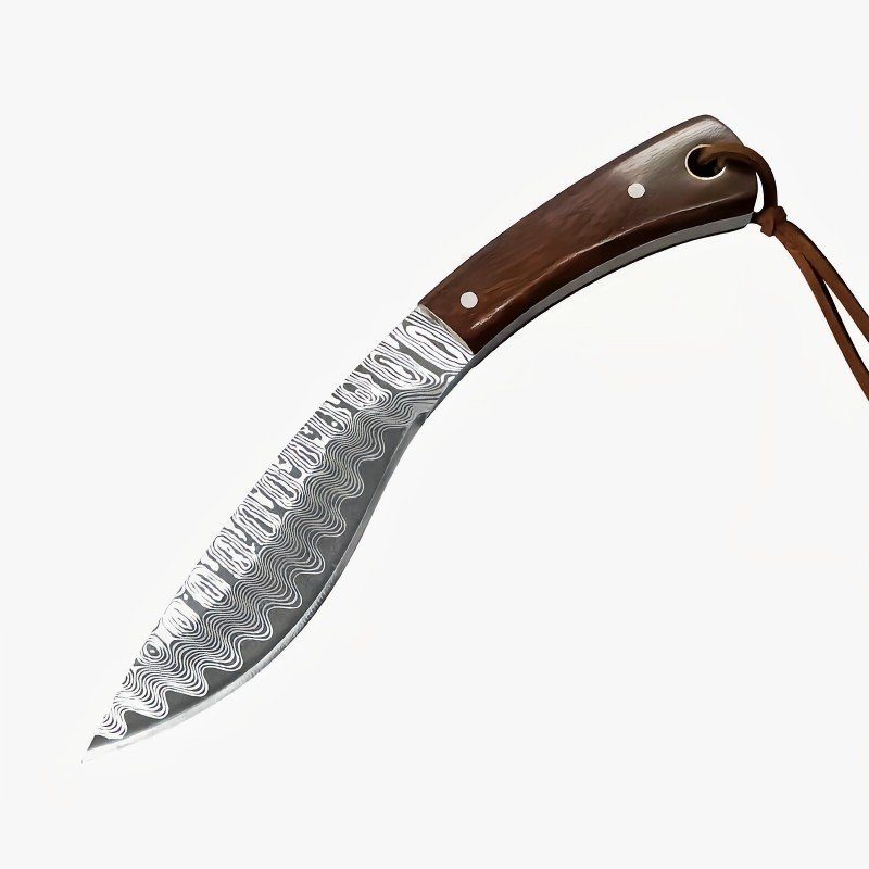 Inner Mongolian hands with their meat-eating cleavers on their way to camp with Nepalese-bottled machete and fruit