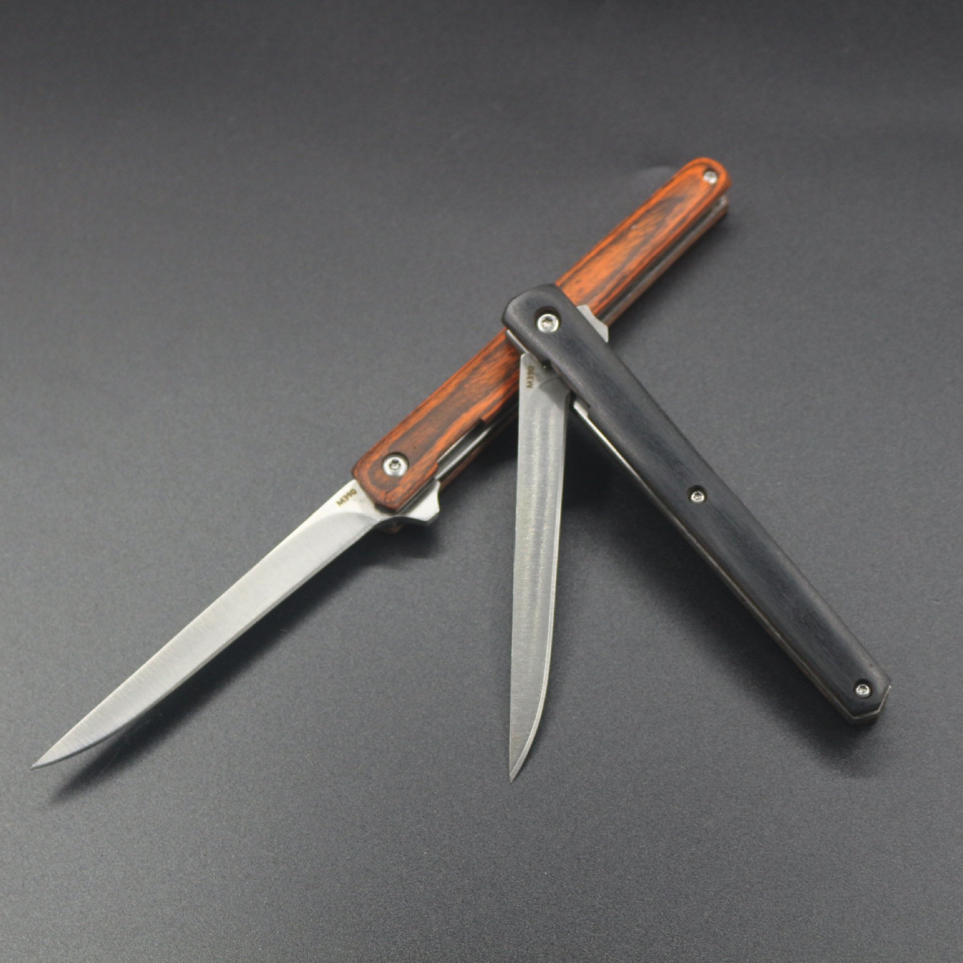 Multi-purpose outdoor camper with a folding tool and a knife with a mini-scissor